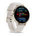 Умные часы Garmin Venu 3S 41mm Advanced GPS Smartwatch Ivory Gold со светло-бежевым ремешком